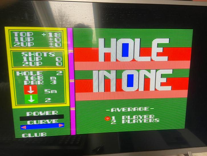 MSX Cartridge: Hole in One - Golf Klassieker!, Computers en Software, Vintage Computers, Verzenden
