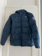 Donkerblauwe ski jack maat 164 - z.g.a.n., Ophalen of Verzenden, Zo goed als nieuw, Jongen of Meisje, Jas
