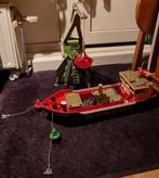 Playmobil 4472. Vrachtschip met Haven Kraan  Moet snel weg, Kinderen en Baby's, Speelgoed | Playmobil, Ophalen of Verzenden, Zo goed als nieuw