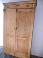 antiek geloogd grenen linnenkast, Antiek en Kunst, Antiek | Meubels | Kasten, Ophalen