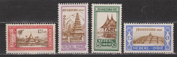 Nr 167 - 170 ong Jeugdzorg 1930 ; Nederlands Indie 10% CW, Postzegels en Munten, Postzegels | Nederlands-Indië en Nieuw-Guinea