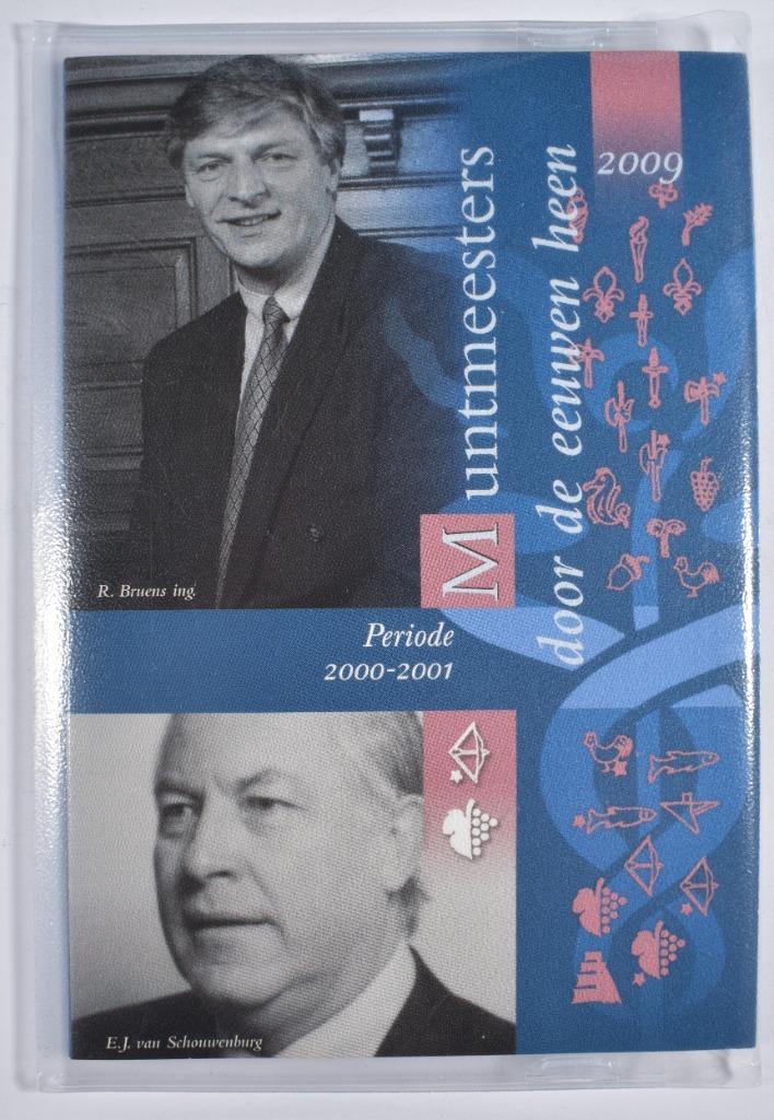 Nederland jaarset 2009, Muntmeesters door de eeuwen heen., Postzegels en Munten, Munten | Nederland, Setje, Overige waardes, Koningin Beatrix