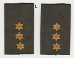 set rangen epauletten Kapitein (L), Ophalen of Verzenden, Landmacht, Nederland, Embleem of Badge