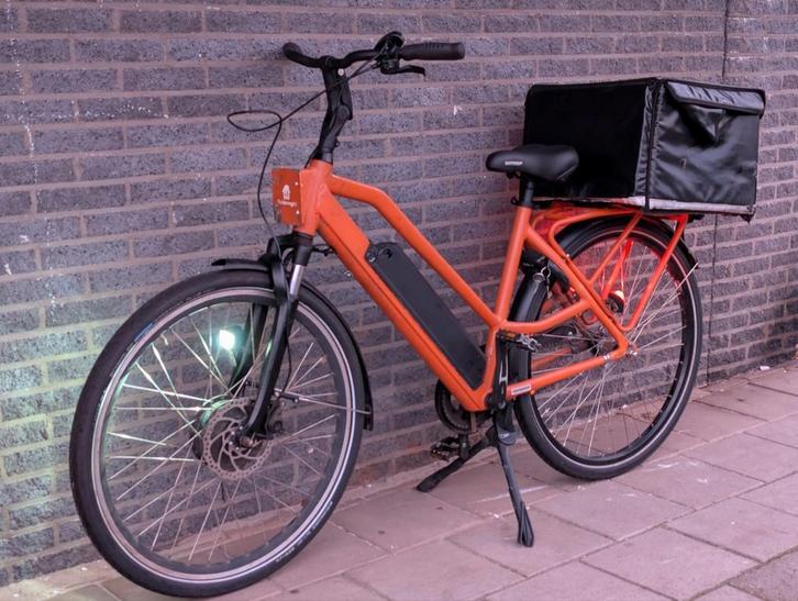 Thuisbezorgd bezorgfiets, Fietsen en Brommers, Elektrische fietsen, Zo goed als nieuw, Overige merken, 51 tot 55 cm, Ophalen of Verzenden