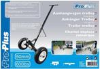 ProPlus Handtrailer voor aanhangers - 275 kg draagvermogen -, Gebruikt, Tweewielig, Handmatig, Ophalen