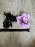 Crafty ponies zadel donker bruin, Ophalen, Zo goed als nieuw