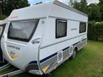 Dethleffs caravan 440DB  met Unico voortent en luifel, Treinzit, 750 - 1000 kg, Vast bed, Dethleffs