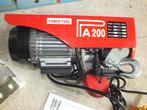 Takel P200, 230v, 500 watt, 200-100 kg hijsen, Ophalen, Nieuw, Elektrisch