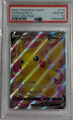 Pikachu V SWSH 170/185 Vivid Voltage PSA 10, Hobby en Vrije tijd, Verzamelkaartspellen | Pokémon, Ophalen of Verzenden, Nieuw