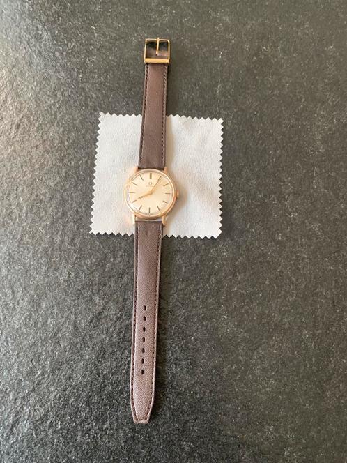 Omega Genève ref 131.018 gold plated vintage, Sieraden, Tassen en Uiterlijk, Horloges | Heren, Zo goed als nieuw, Omega, Staal