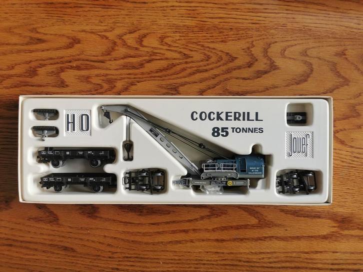 Jouef 85 ton Cockerill kraan in HO schaal, Hobby en Vrije tijd, Modeltreinen | H0, Zo goed als nieuw, Wagon, Gelijkstroom, Fleischmann