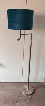 RVS Staande Lamp met Leeslampje, Huis en Inrichting, Lampen | Vloerlampen, Ophalen, Zo goed als nieuw, Metaal, 150 tot 200 cm