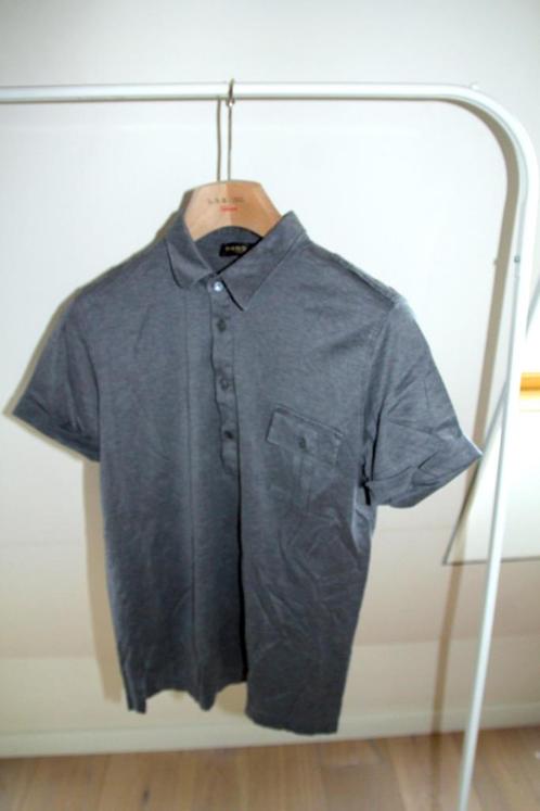 Corneliani Grey polo, Kleding | Heren, Polo's, Zo goed als nieuw, Maat 48/50 (M), Grijs, Ophalen of Verzenden
