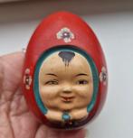 Japans houten vintage ei figuur, Antiek en Kunst, Ophalen of Verzenden