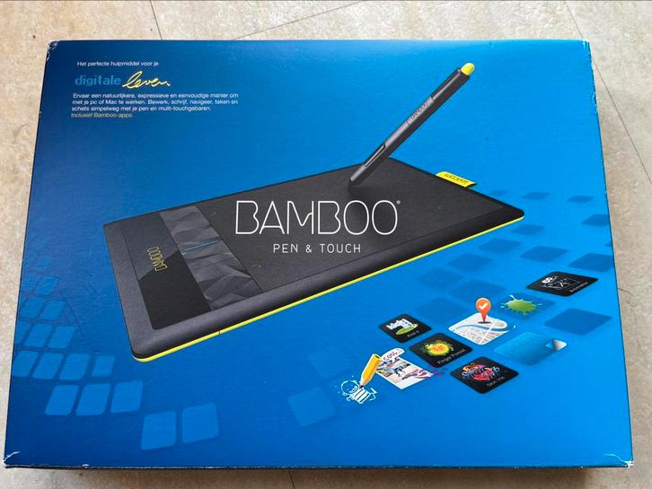 Wacom Bamboo, Computers en Software, Tekentablets, Gebruikt, Bedraad, Multi-touch, Ophalen of Verzenden