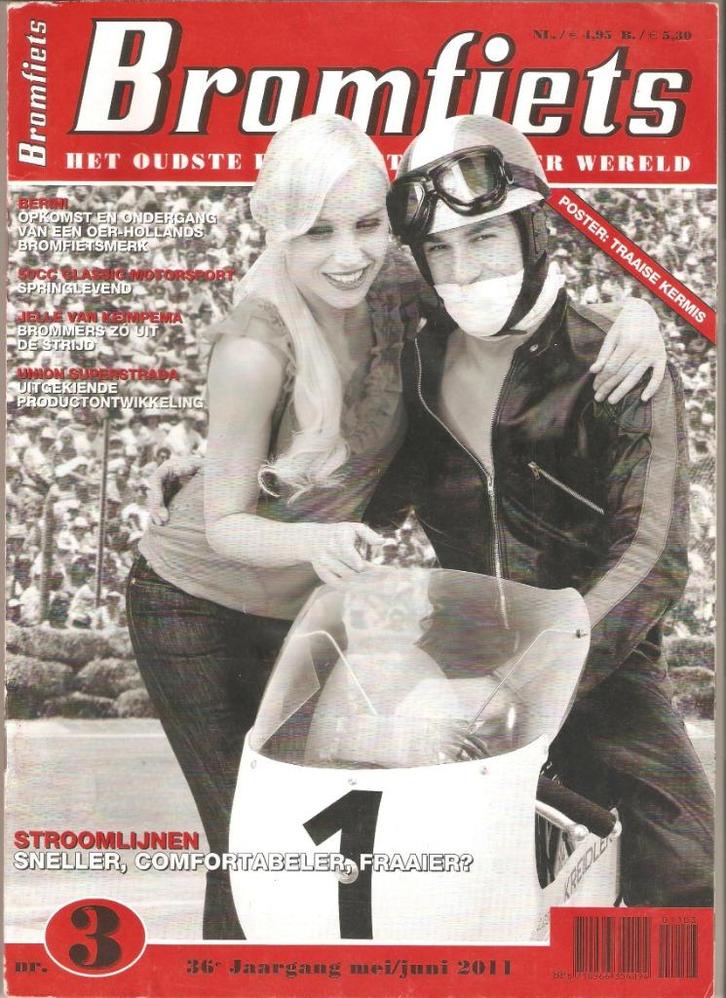 Bromfiets 3-2011 :Berini -  Union – Arligue – K v Koeveringe, Boeken, Tijdschriften en Kranten, Zo goed als nieuw, Sport en Vrije tijd