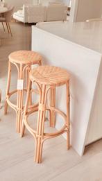 Rotan barkrukken 4 stuks - Zara Home, Ophalen, Nieuw, Riet