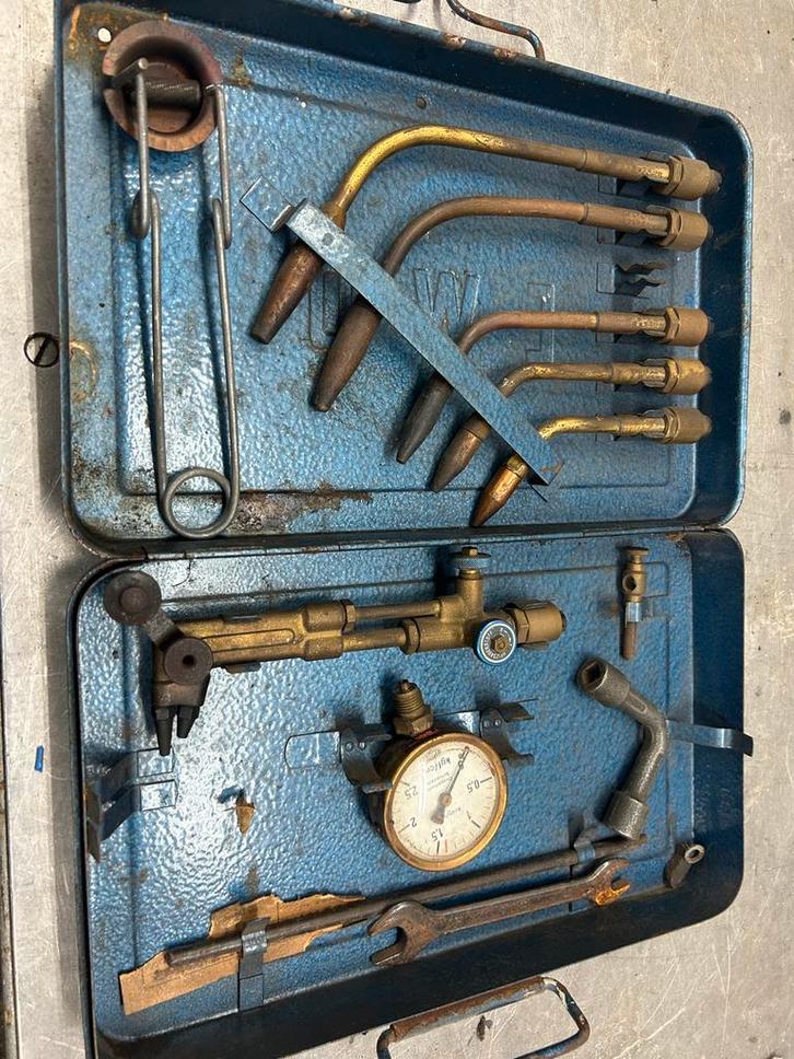 Acetyleen & Zuurstof Brandersetje - Compleet, Doe-het-zelf en Verbouw, Gereedschap | Handgereedschap, Gebruikt, Ophalen of Verzenden