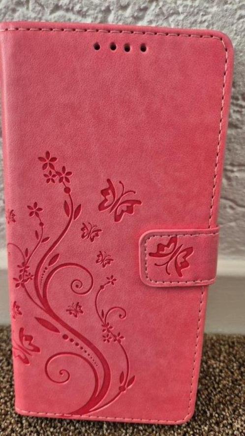 Nieuw roze Samsung telefoonhoesje / bookcase S24 Plus, Telecommunicatie, Mobiele telefoons | Hoesjes en Frontjes | Samsung, Nieuw