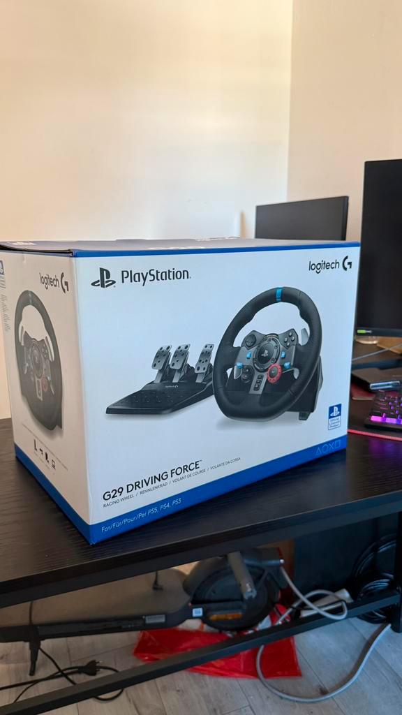 logitech g29, Spelcomputers en Games, Games | Pc, Zo goed als nieuw, Racen en Vliegen, 1 speler, Vanaf 3 jaar, Ophalen