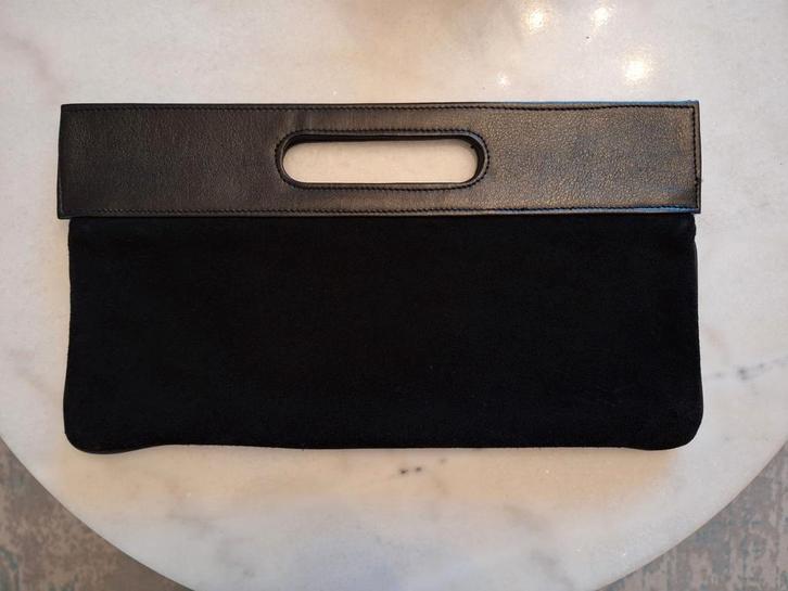 Leer Dano clutch enveloppe tas bag vintage handtas suede, Sieraden, Tassen en Uiterlijk, Tassen | Damestassen, Zo goed als nieuw