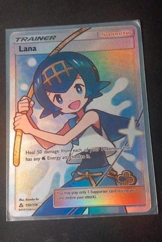 Lana (full art) ultra prism 150/156, Hobby en Vrije tijd, Verzamelkaartspellen | Pokémon, Zo goed als nieuw, Losse kaart, Ophalen of Verzenden