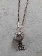 Hanger filigrain aan ketting, Ophalen of Verzenden, Gebruikt, Zilver, Overige materialen