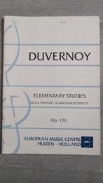 Jean-Baptiste Duvernoy Elementary Studies op. 176, Gebruikt, Ophalen of Verzenden