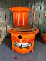Oranje emaille - brander beccon, Ophalen