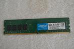 Crucial SO-DIMM 32GB DDR-4 2666 UDIMM 1.2 volt CL19, Computers en Software, RAM geheugen, Desktop, 32 GB, Zo goed als nieuw, DDR4