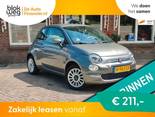 Fiat 500 1.2 Lounge Navi Cruise Clima LMV pdc - € 12.750,0, Auto's, Fiat, Bedrijf, Lease, Financial lease, ABS, Airbags, Airconditioning