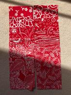 10 stuks mooie rode batiklapjes, Nieuw, Ophalen of Verzenden, 30 tot 120 cm, Katoen