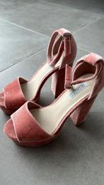 Rose blok Hak sandalen (nieuw), Nieuw, Roze, Sandalen of Muiltjes, Ophalen of Verzenden
