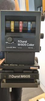 Durst M605 vergroter ( kleur en z/w ) met toebehoren, Ophalen of Verzenden, Gebruikt, Complete dokaset, Draagbaar