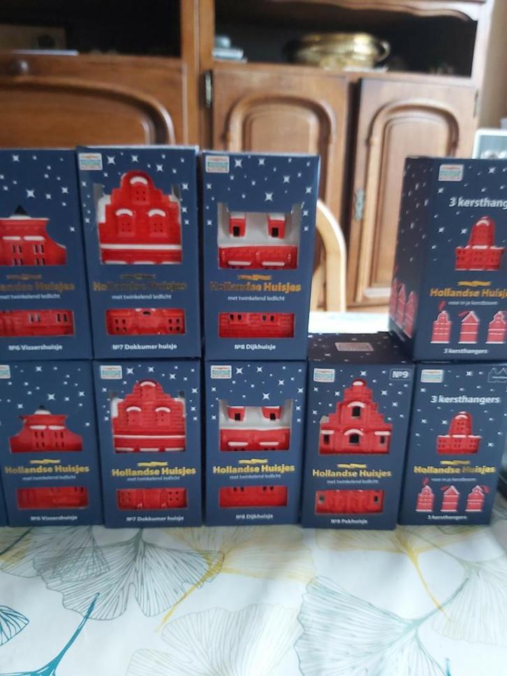 Complete set Hollandse huisjes Postcode loterij, Diversen, Kerst, Nieuw, Ophalen of Verzenden