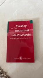 Inleiding tot het staatsrecht en het bestuursrecht, Ophalen of Verzenden, Zo goed als nieuw, J.M. de Meij; I.C. van der Vlies