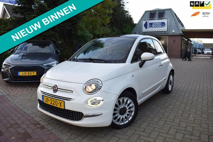 Fiat 500 0.9 TwinAir Turbo Lounge NAVI/AIRCO-ECC/PANO/NL-AUT, Auto's, Fiat, Bedrijf, Te koop, ABS, Airbags, Airconditioning, Bluetooth