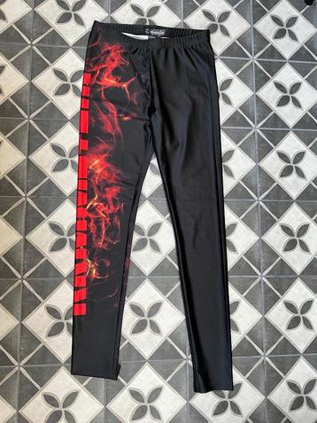 Rammstein Legging met vlammen Maat S beschikbaar voor biedingen