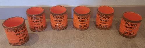 Leuke herfst bloempotten, Tuin en Terras, Bloempotten, Nieuw, Aardewerk, Minder dan 40 cm, Minder dan 25 cm, Rond, Ophalen of Verzenden