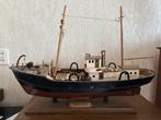Houten modelbootje ongeveer 65 cm, Hobby en Vrije tijd, Modelbouw | Boten en Schepen, Ophalen, Zo goed als nieuw, Overige merken
