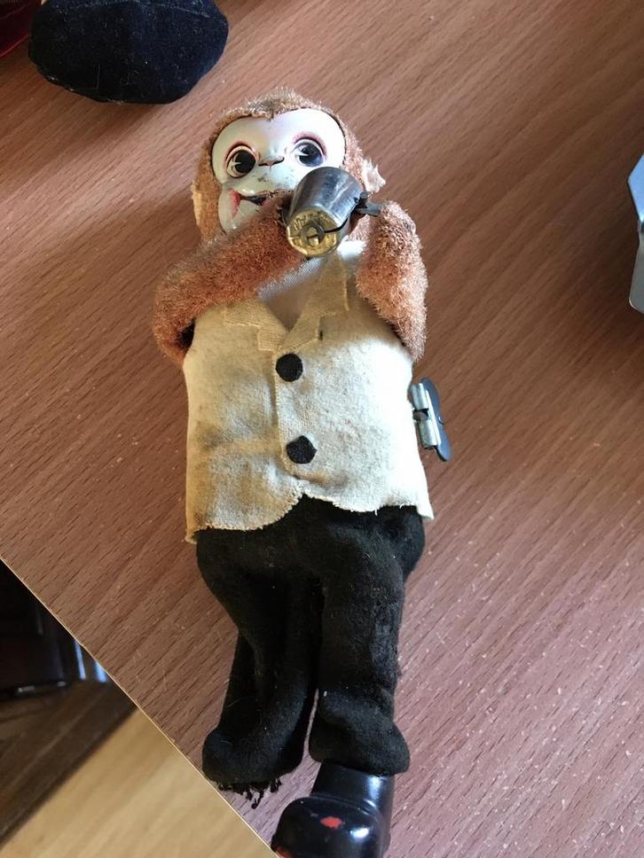 Opwind Aapje met sleuteltje/oudje/gemerkt., Verzamelen, Speelgoed, Zo goed als nieuw, Ophalen of Verzenden