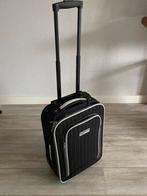 Compacte Trolley Koffer - Zwart met Wieltjes (35x20x56), Ophalen, Overige materialen, Wieltjes, Gebruikt