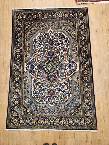 Vintage handgeknoopt perzisch tapijt ghom 161x106 beschikbaar voor biedingen