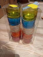 10 Nieuwe Theelichtjes in Verschillende Kleuren, Ophalen, Overige materialen, Wit, Nieuw