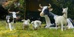 Boerderijdieren tuinbeelden kinderen vee gezellig, Kunststof, Zo goed als nieuw, Ophalen