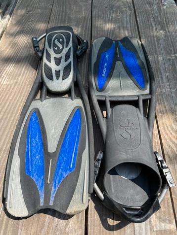 Scubapro jet sport buitenvin met vinstrap, maat small, blauw beschikbaar voor biedingen