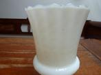 Vintage opaline coupe in wit, 18 cm., Ophalen of Verzenden