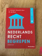 Nederlands recht begrepen, Ophalen of Verzenden, Zo goed als nieuw, HBO