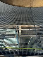 Stalen roosters / looproosters - 328 m² - diverse afmetingen, Doe-het-zelf en Verbouw, Metalen, Ophalen, Gebruikt, Nvt, Nvt