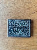 zilveren doosje -800zilver-72 gram-rijkggeornameerd-ca1900, Ophalen, Zilver